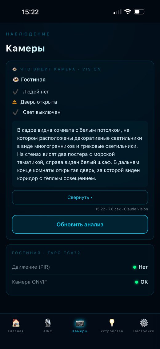 AIRO Vision — анализ камеры